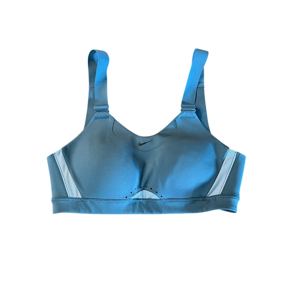 Nike Dri Fit Alpha High Support Teal Colored Sports Bra Size Small